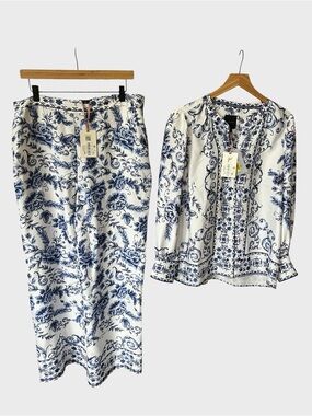 Alex Marie floral pants set